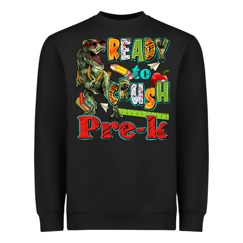 Ready To Crush Pre K Heavyweight Sweatshirt by texasbilliewilder | Teevron