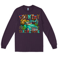 Plum country roads take me home Long Sleeve Tee - AdoDesignShop