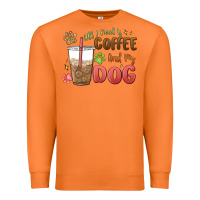 Carrot all i need is coffee and my dog Premium Sweatshirt - MaliasSmallBusiness
