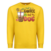 Lemon all i need is coffee and my dog Premium Sweatshirt - MaliasSmallBusiness