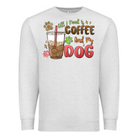 Oatmeal Heather all i need is coffee and my dog Premium Sweatshirt - MaliasSmallBusiness