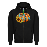 Black fall y'all pumpkin Zipper Hoodie - JahusDesignShop