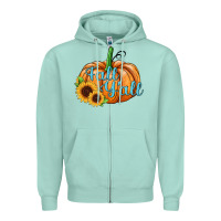 Seafoam fall y'all pumpkin Zipper Hoodie - JahusDesignShop