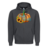 Smoke fall y'all pumpkin Zipper Hoodie - JahusDesignShop