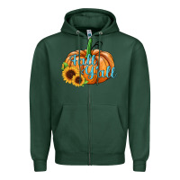Sports Green fall y'all pumpkin Zipper Hoodie - JahusDesignShop