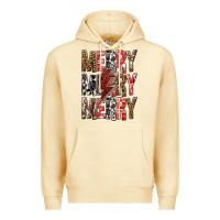 Pina Colada Merry Merry Merry Christmas Lightning Bolt Premium Hoodie - BundleAndBundleShop