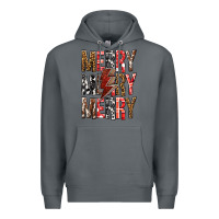 Rock Merry Merry Merry Christmas Lightning Bolt Premium Hoodie - BundleAndBundleShop
