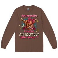 Apparently I Have An Attitude Who Knew Long Sleeve Tee | Teevron