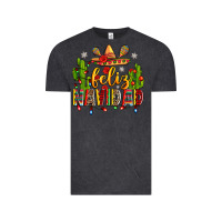 Vintage Black feliz navidad Vintage Tee - Zillion Design Studio