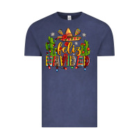 Vintage Denim feliz navidad Vintage Tee - Zillion Design Studio