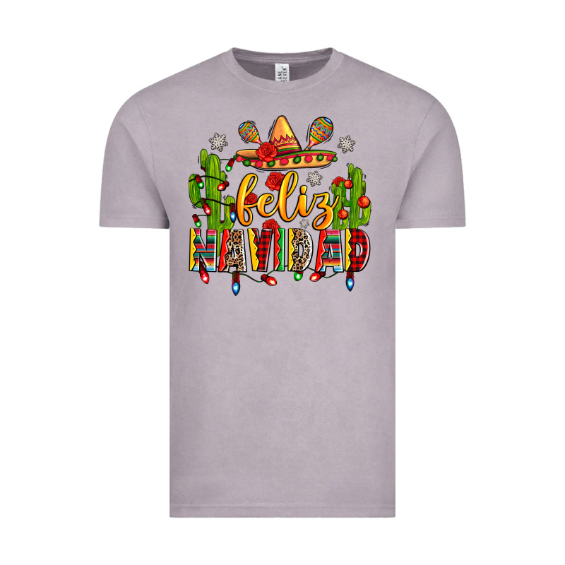 Feliz Navidad Vintage Tee by Zillion Design Studio | Teevron