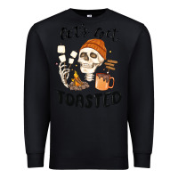 Black let's get toasted camping Premium Sweatshirt - MaliasSmallBusiness