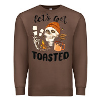 Chestnut let's get toasted camping Premium Sweatshirt - MaliasSmallBusiness