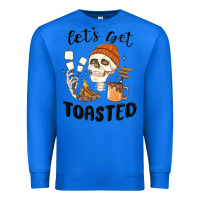 True Royal let's get toasted camping Premium Sweatshirt - MaliasSmallBusiness
