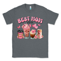 Charcoal Heather best mom ever floral coffee cups Classic Tee - JahusDesignShop