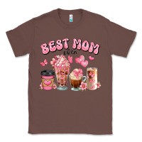 Chestnut best mom ever floral coffee cups Classic Tee - JahusDesignShop