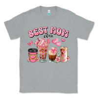 Heather Grey best mom ever floral coffee cups Classic Tee - JahusDesignShop