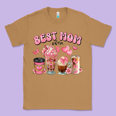 Best Mom Ever Floral Coffee Cups Classic Tee Designed By Jahusdesignshop