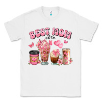 White best mom ever floral coffee cups Classic Tee - JahusDesignShop