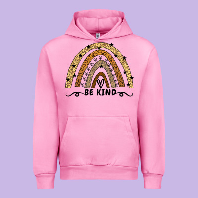 Be Kind Rainbow Urban Hoodie Designed By Bettercallsaul