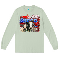 Matcha red white moo Long Sleeve Tee - AdoDesignShop