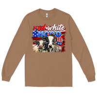 Toasted Coconut red white moo Long Sleeve Tee - AdoDesignShop