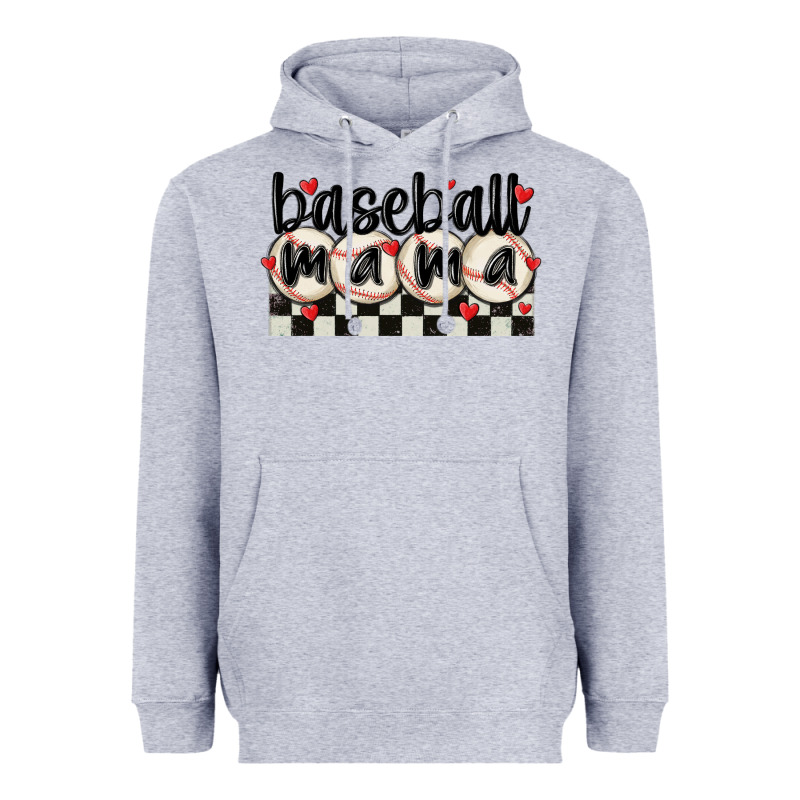Baseball Mama Heavyweight Hoodie by MaliasSmallBusiness | Teevron