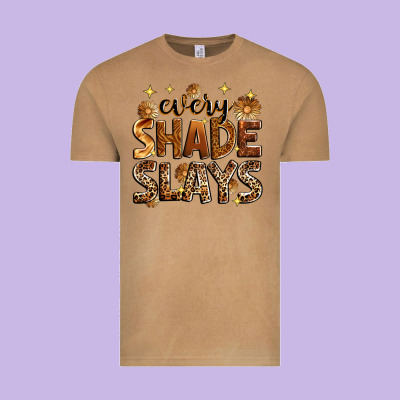 Every Shade Slays Vintage Tee Designed By Zillion Design Studio