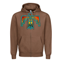 Chestnut thunderbird Zipper Hoodie - JahusDesignShop