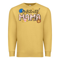 Antique Gold softball MAMA Premium Sweatshirt - MaliasSmallBusiness
