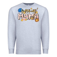 Heather Grey softball MAMA Premium Sweatshirt - MaliasSmallBusiness