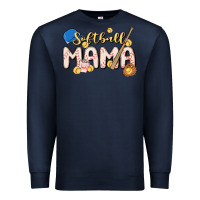 Navy softball MAMA Premium Sweatshirt - MaliasSmallBusiness