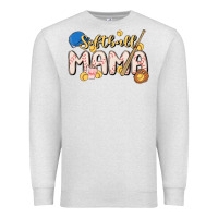 Oatmeal Heather softball MAMA Premium Sweatshirt - MaliasSmallBusiness