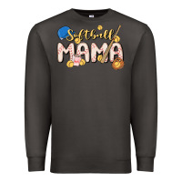 Smoke softball MAMA Premium Sweatshirt - MaliasSmallBusiness