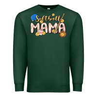 Sports Green softball MAMA Premium Sweatshirt - MaliasSmallBusiness