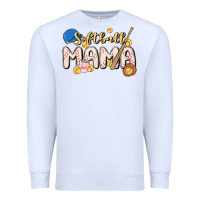 White softball MAMA Premium Sweatshirt - MaliasSmallBusiness