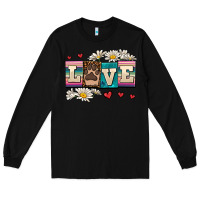 Black love dog Long Sleeve Tee - AdoDesignShop