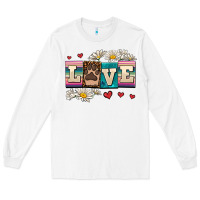White love dog Long Sleeve Tee - AdoDesignShop