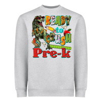 Heather Grey ready to crush pre k Heavyweight Sweatshirt - texasbilliewilder