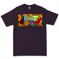 Plum desert vibes license plate Premium Tee - Artiststas