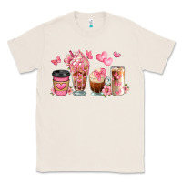 Natural floral coffee cups Classic Tee - JahusDesignShop