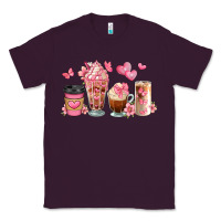 Plum floral coffee cups Classic Tee - JahusDesignShop