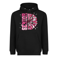 Black senior 2024 pink cheer Heavyweight Hoodie - MaliasSmallBusiness