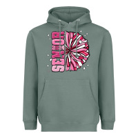 Sage senior 2024 pink cheer Heavyweight Hoodie - MaliasSmallBusiness