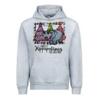 Heather Grey hippopotamus, Christmas Carols, Christmas, Christmas market, christmas Urban Hoodie - Bettercallsaul