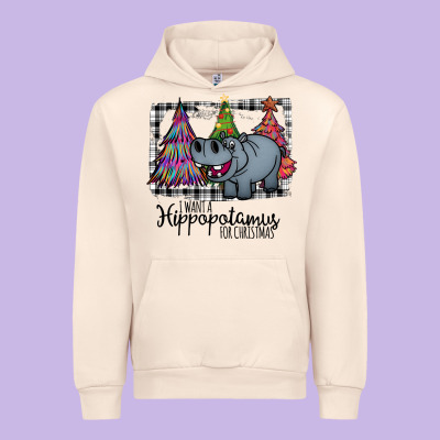 Hippopotamus, Christmas Carols, Christmas, Christmas Market, Christmas Urban Hoodie Designed By Bettercallsaul