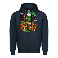 Navy nurse elf Zipper Hoodie - AdoDesignShop