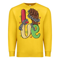 Lemon love juneteenth Premium Sweatshirt - MaliasSmallBusiness