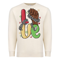 Sandshell love juneteenth Premium Sweatshirt - MaliasSmallBusiness