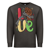 Smoke love juneteenth Premium Sweatshirt - MaliasSmallBusiness